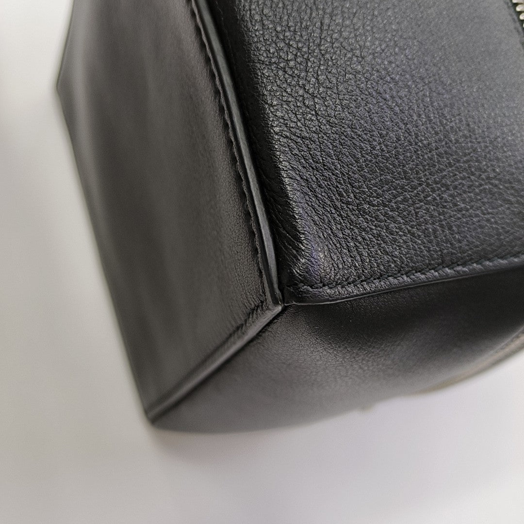 Calfskin Shoulder Bag Small Black