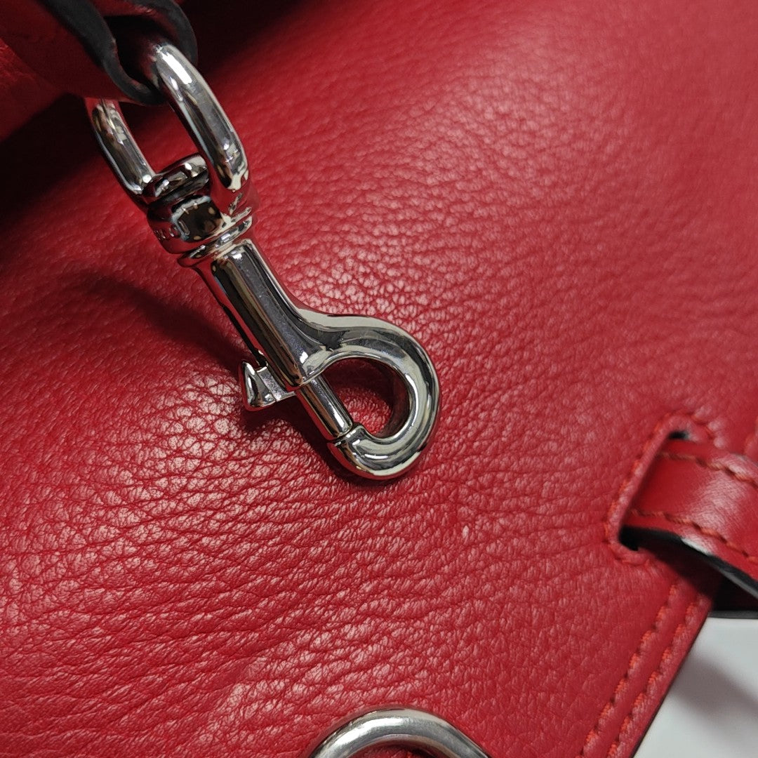 Daily Calfskin Red