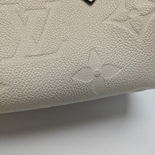 SPEEDY 20 Monogram Calfskin Beige