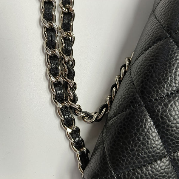 WOC Quilted Grained Calfskin Black