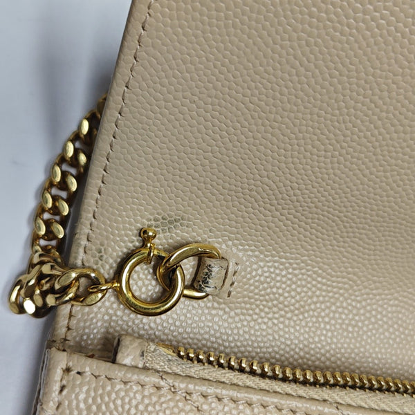 MONOGRAM WOC Chevron Calfskin Beige