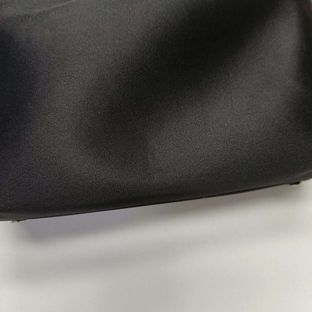 Fabric Top Handle Bag Black