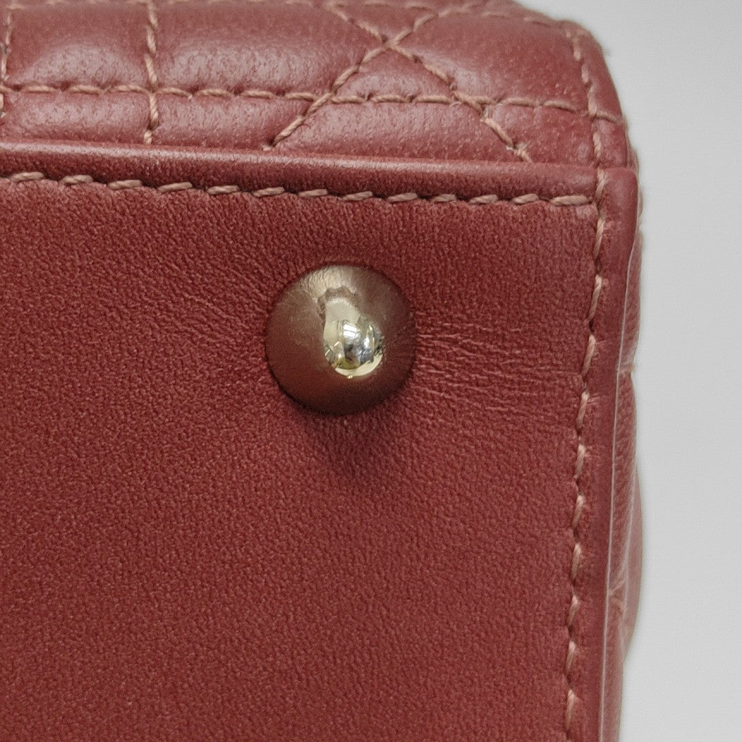 Lady Dior Small Cannage Lambskin Multicolor