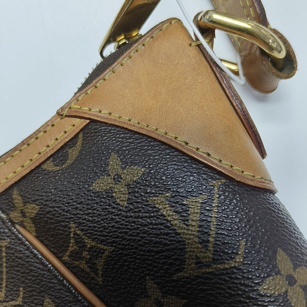 GALLIERA Monogram Coated Canvas Brown