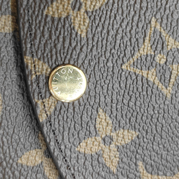 ROSALIE Monogram Coated Canvas Brown Card Holder