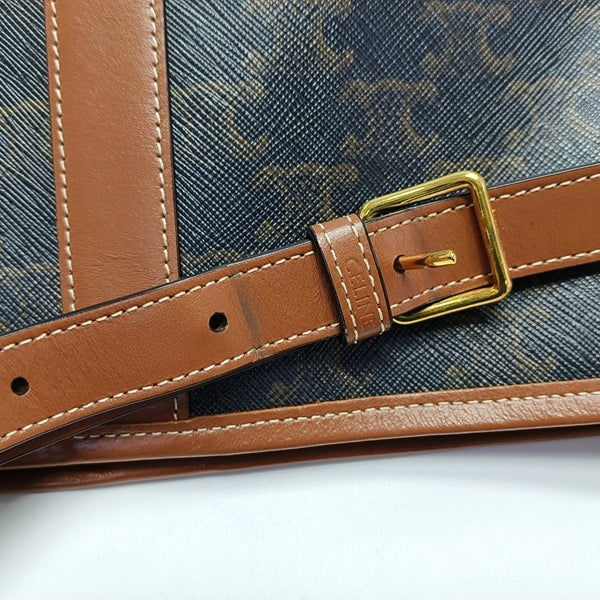 TRIOMPHE CANVAS Small Coated Canvas Brown