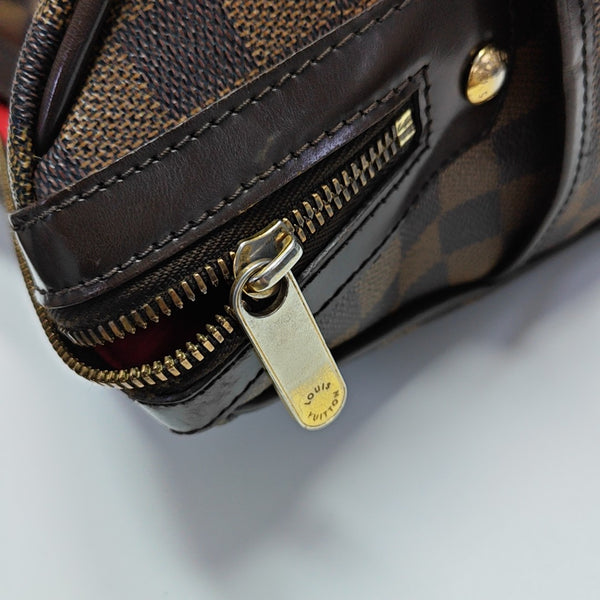 BERKELEY Damier Ebene Coated Canvas Brown