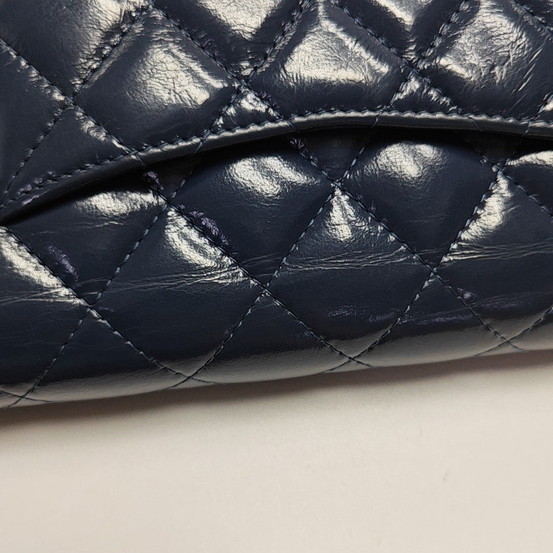 WOC Quilted Calfskin Blue