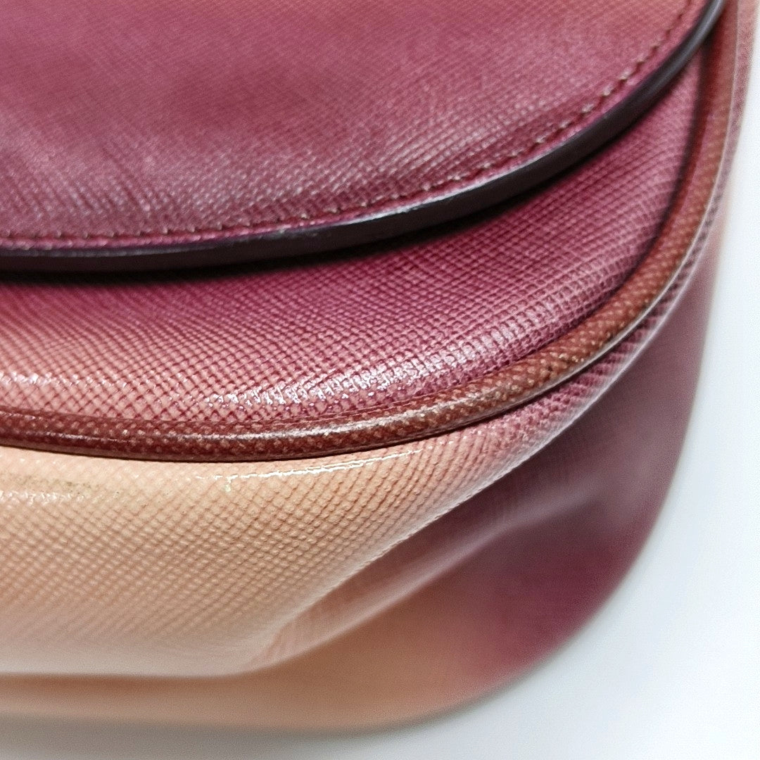 Authenticated pre-owned  Be Dior Medium Calfskin Red - Shoulder Bag at Looply