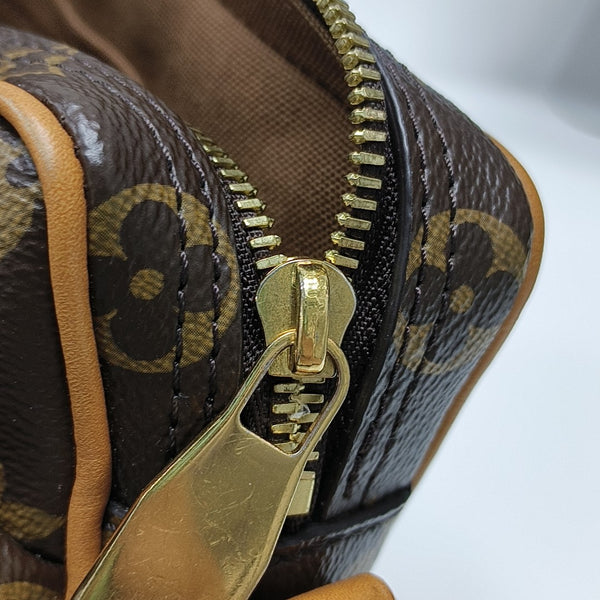 NIL Monogram Coated Canvas Brown