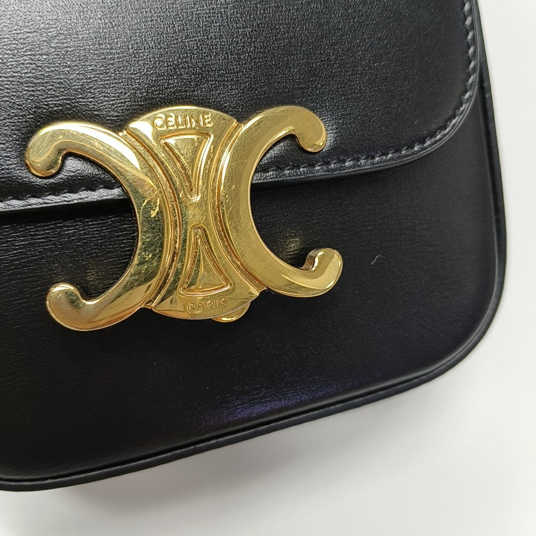 TRIOMPHE Mini Calfskin Black