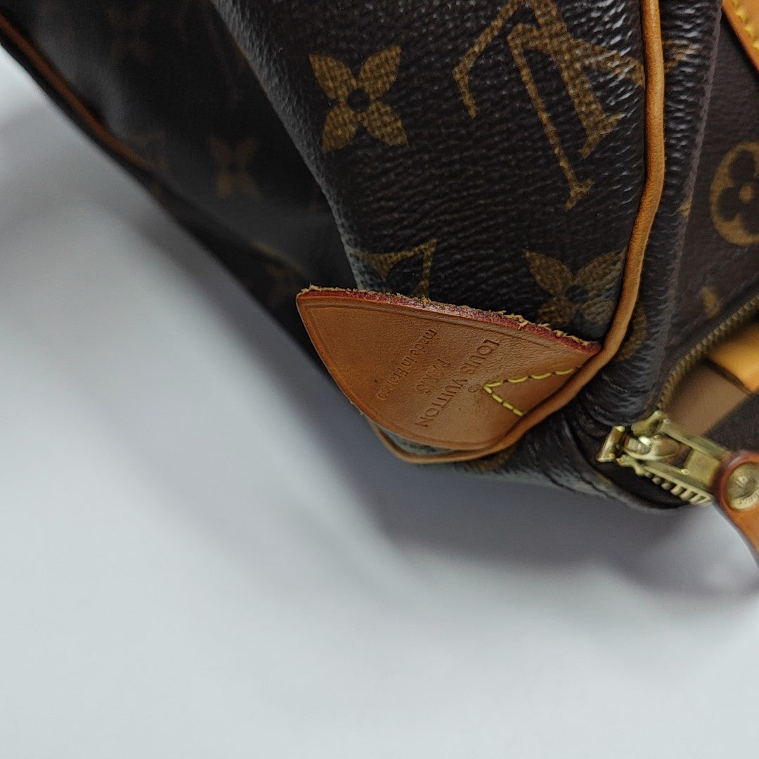 SPEEDY 30 Monogram Coated Canvas Brown