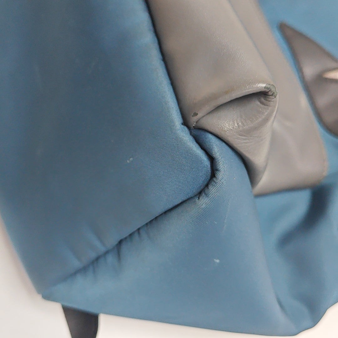 Calfskin Backpack Blue