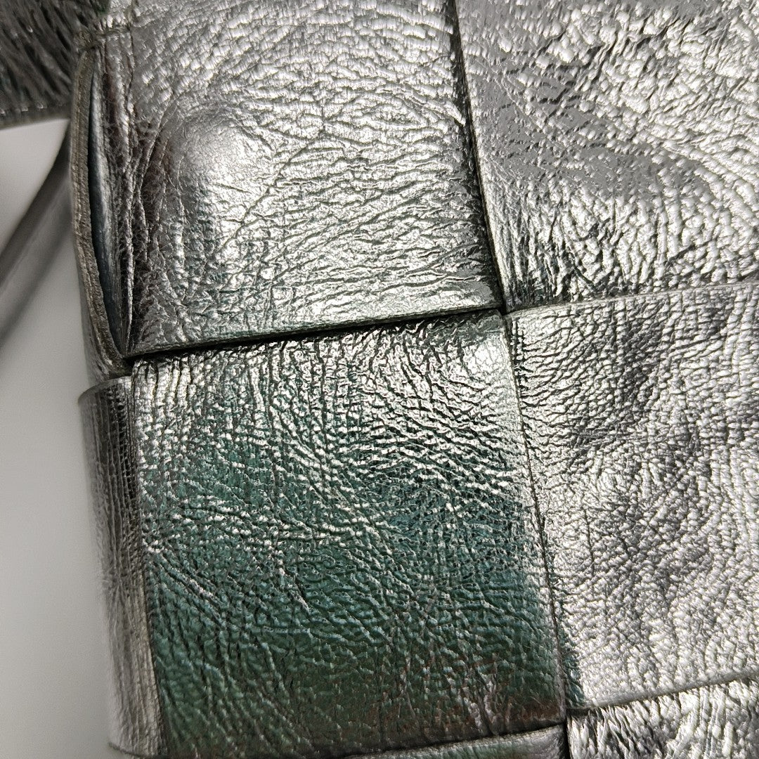 Cassette Mini Calfskin Silver