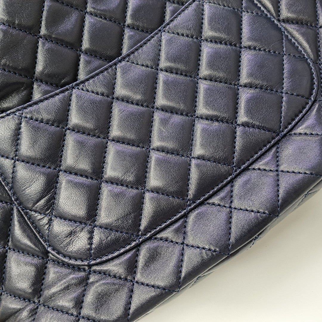 Quilted Lambskin Blue