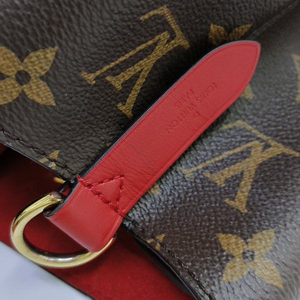 NÉONOÉ MM Monogram Coated Canvas Brown
