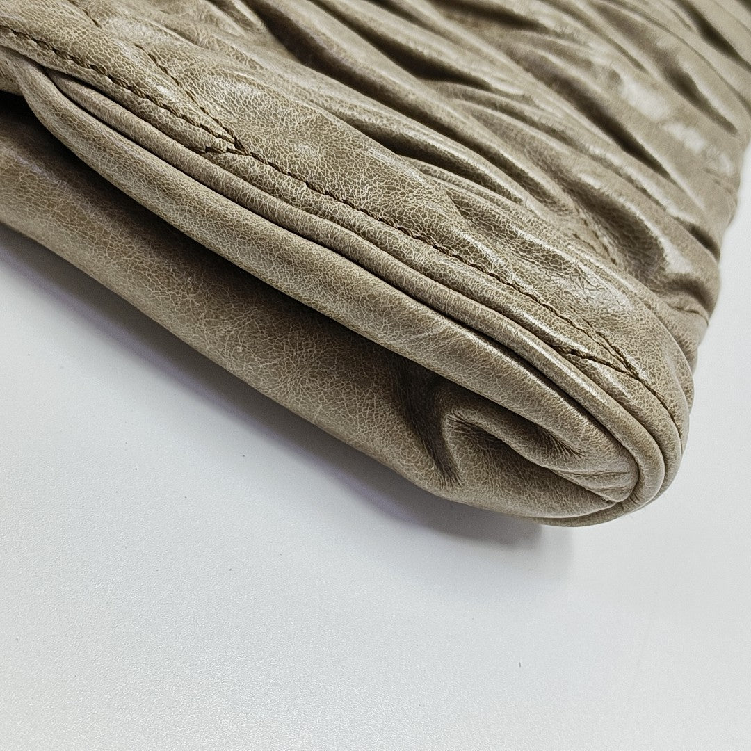 Calfskin Clutch Gray