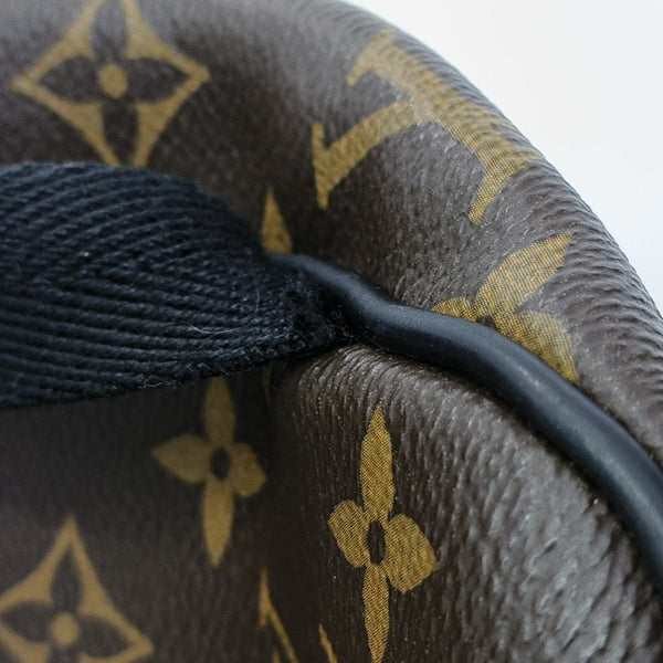 JOSH Monogram Coated Canvas Brown
