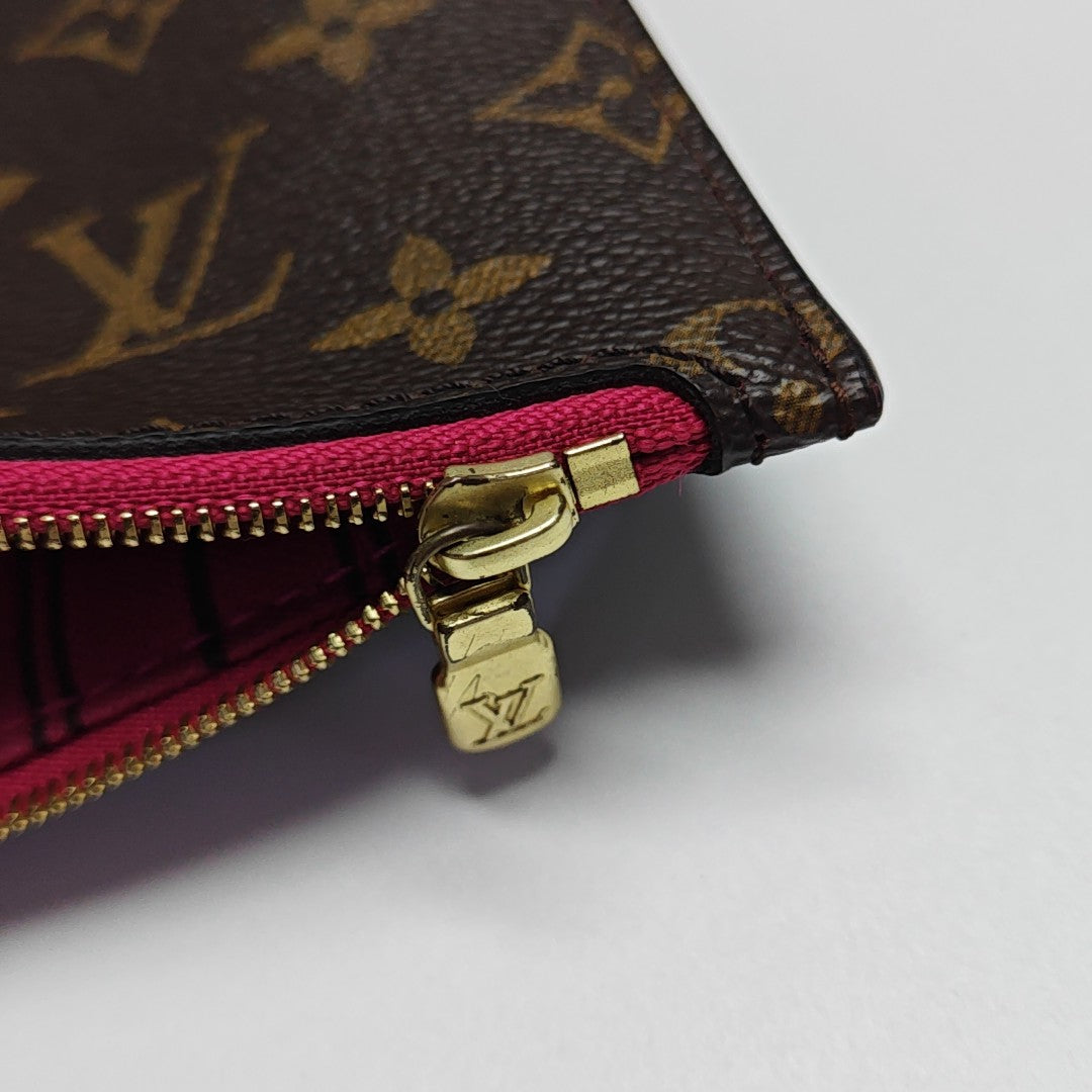 NEVERFULL GM Monogram Coated Canvas Brown