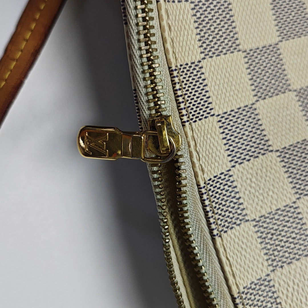 ACCESSOIRES GM Damier Azur Coated Canvas White