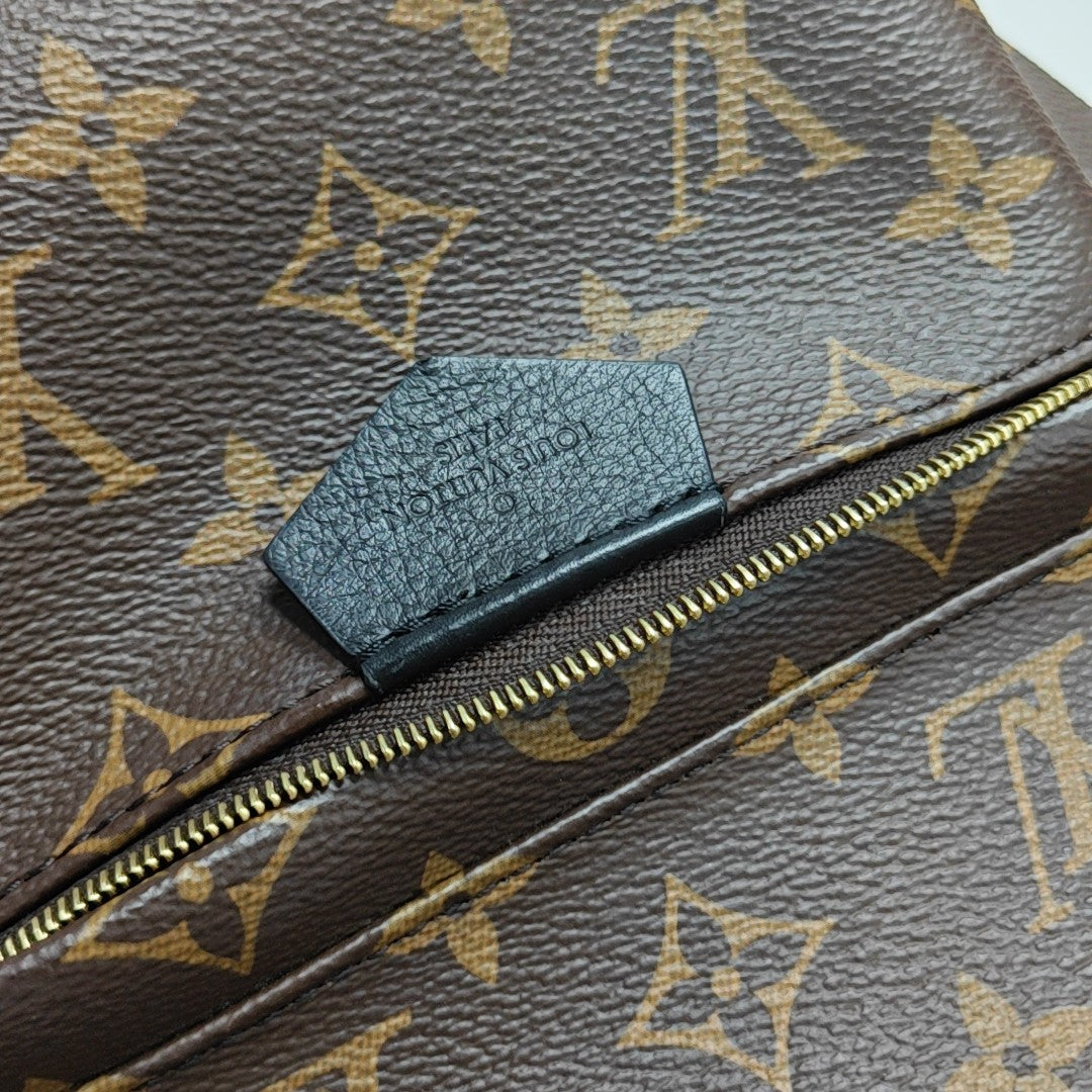 PALM SPRINGS PM Monogram Coated Canvas Brown