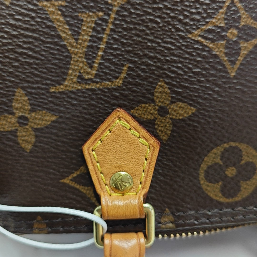 SPEEDY Nano Monogram Coated Canvas Brown