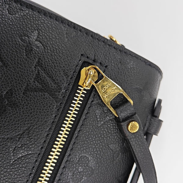 MÉTIS MM Monogram Calfskin Black