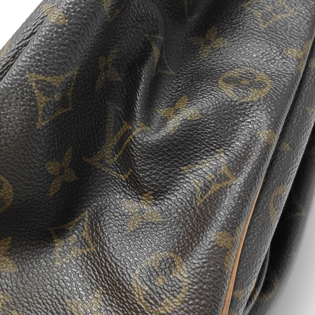 SAUMUR 35 Monogram Coated Canvas Brown