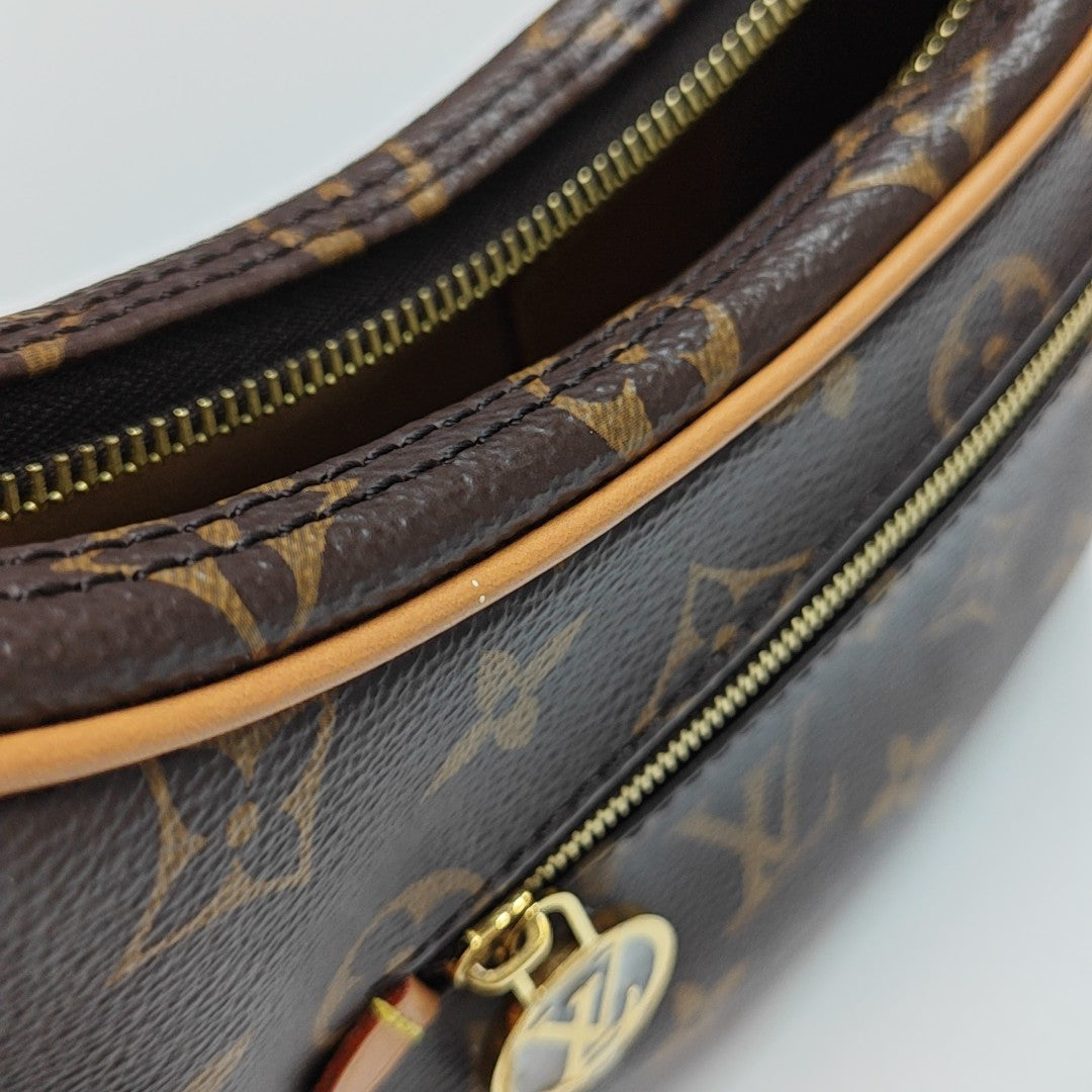 LOOP Monogram Coated Canvas Brown
