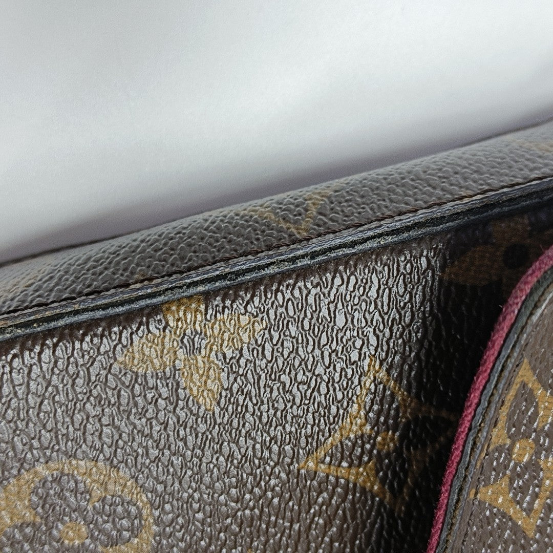 FÉLICIE Monogram Coated Canvas Brown