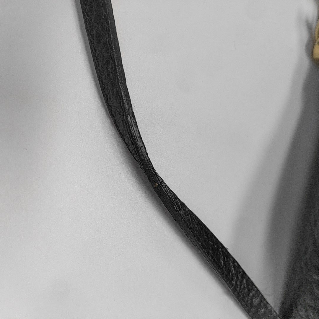 Calfskin Crossbody Bag Black