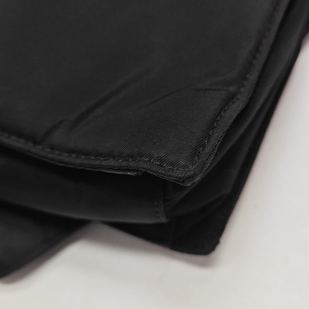 Nylon Shoulder Bag Black