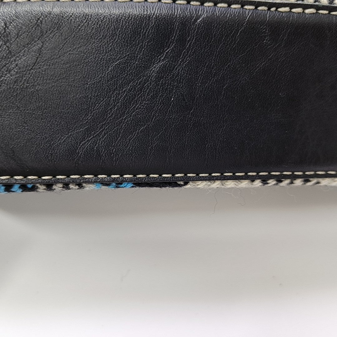 Fabric Top Handle Bag Multicolor