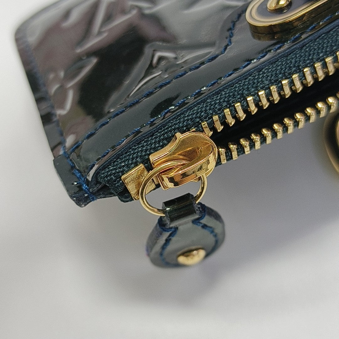 Patent Leather Coin Purse Green