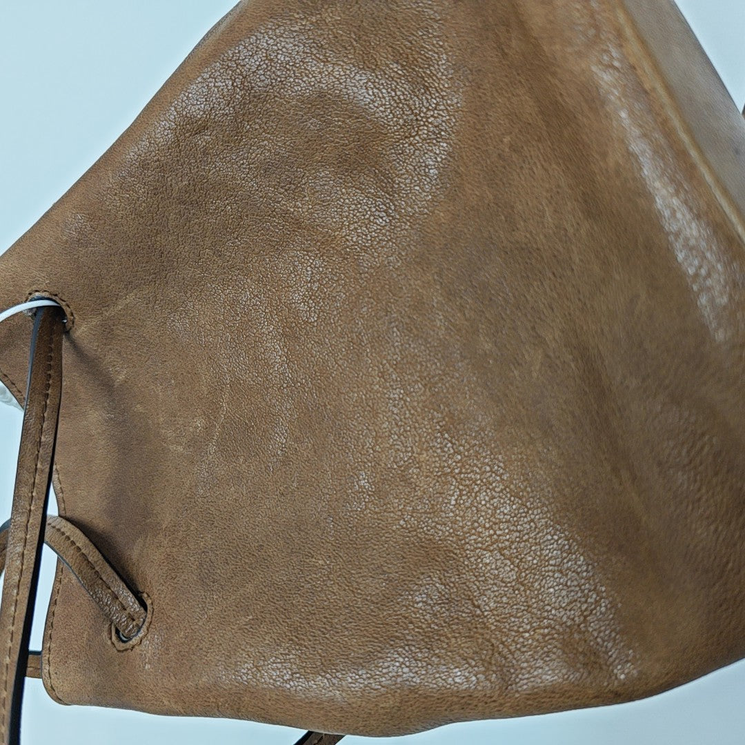 Lambskin Shoulder Bag Brown