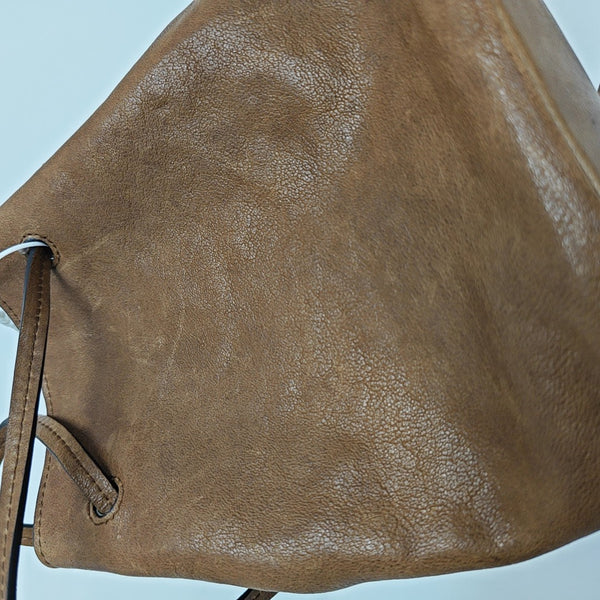 Lambskin Shoulder Bag Brown