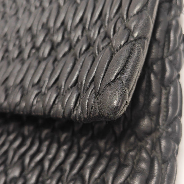 Crystal Lambskin Black