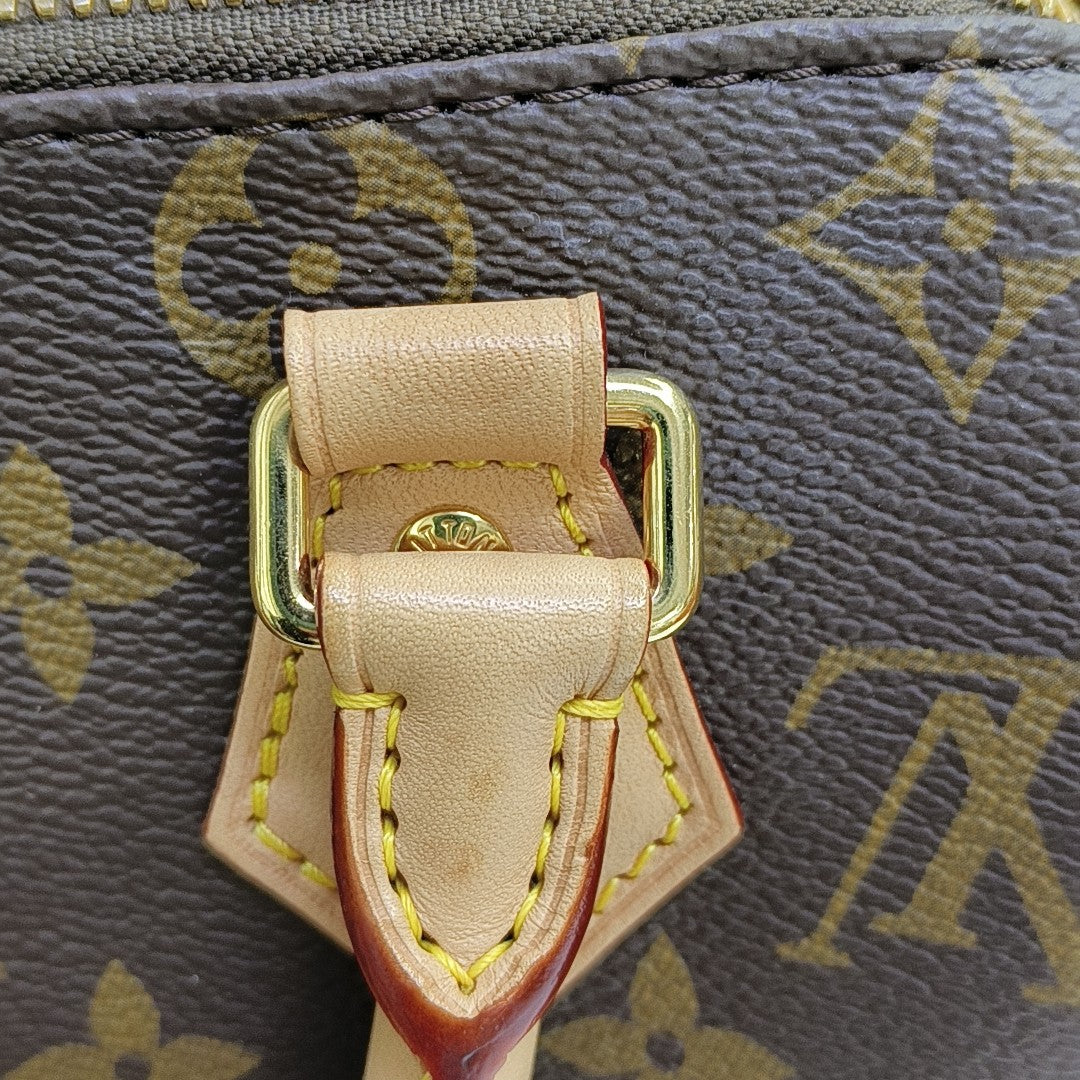 SPEEDY 20 Monogram Coated Canvas Brown