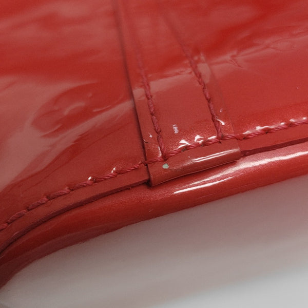 Monogram Patent Leather Tote Bag Red