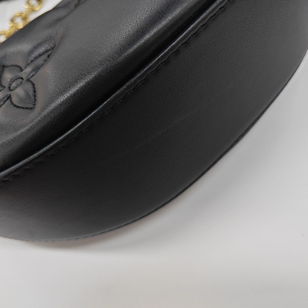 OVER THE MOON Calfskin Black