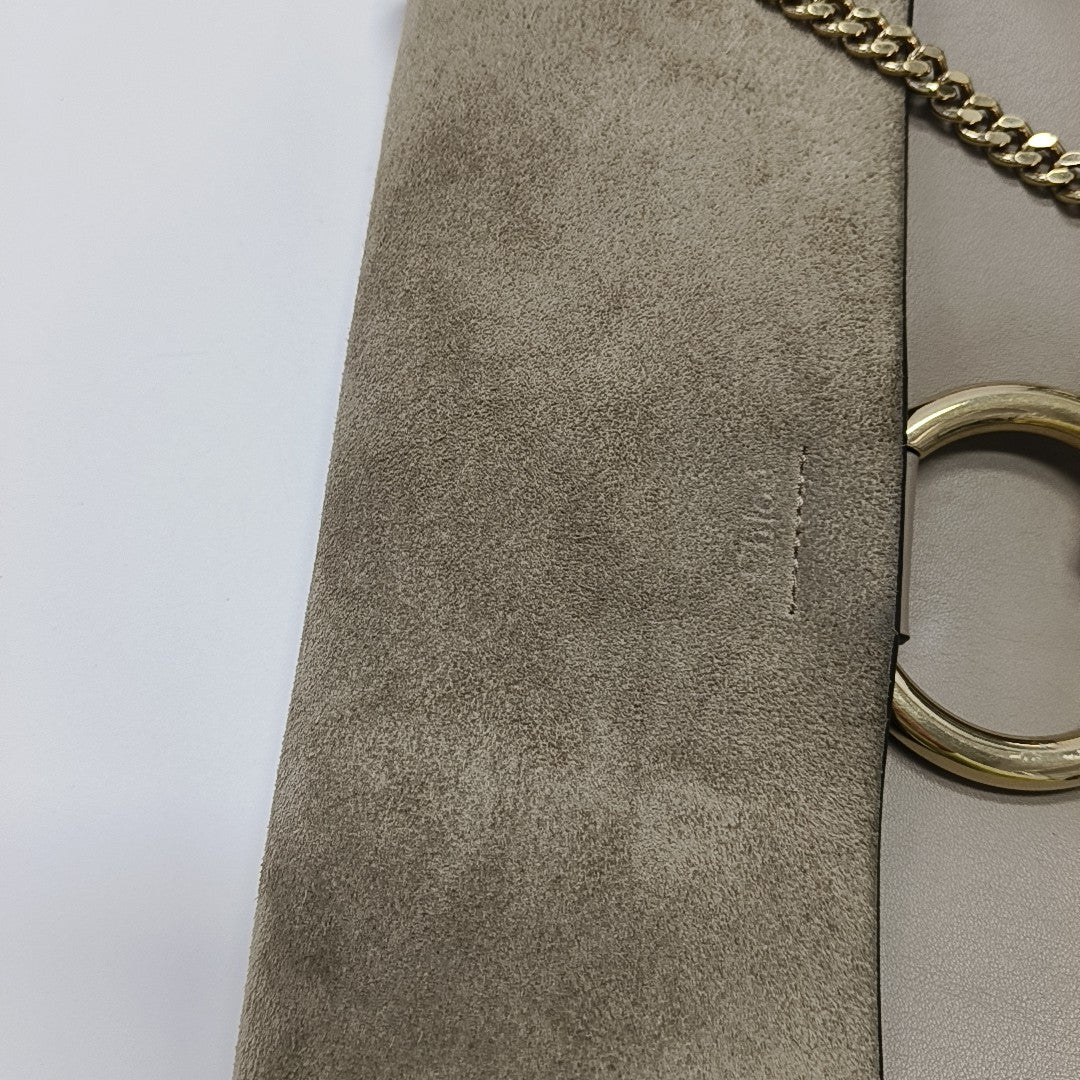 Faye Small Calfskin Gray