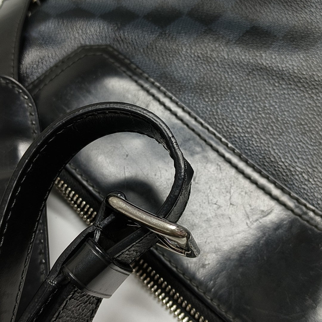 GREENWICH Damier Coated Canvas Blue