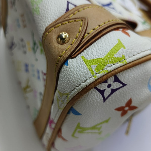 LV × TM PRISCILLA Monogram Coated Canvas White