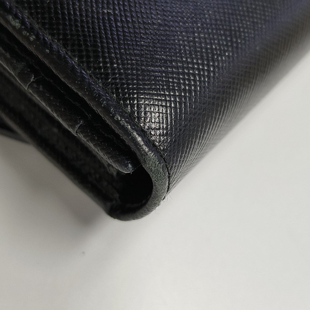 Saffiano Calfskin Wallet Black