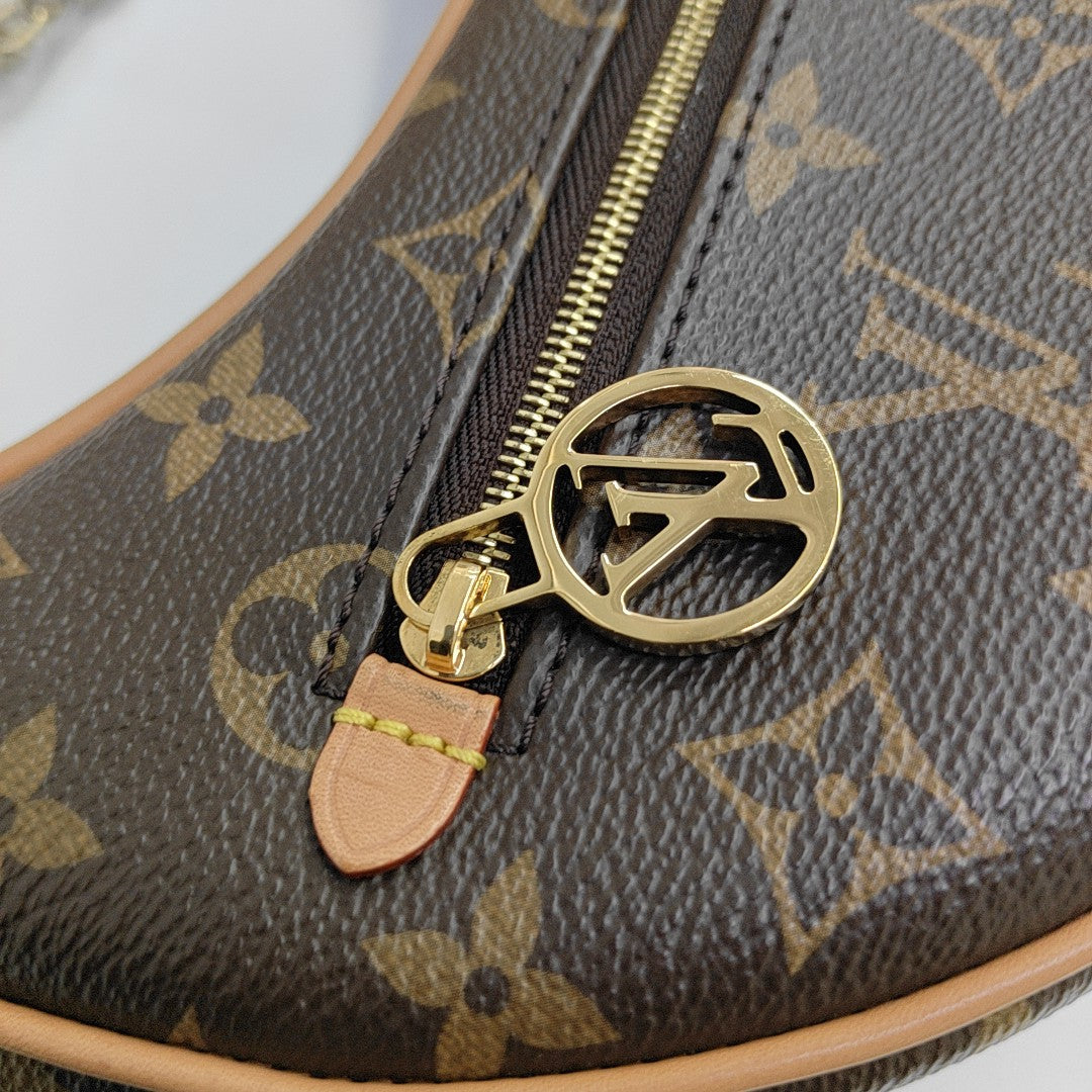 LOOP Monogram Coated Canvas Brown