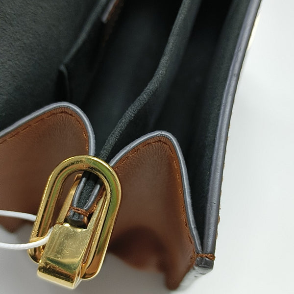 DAUPHINE Mini Monogram Coated Canvas Brown
