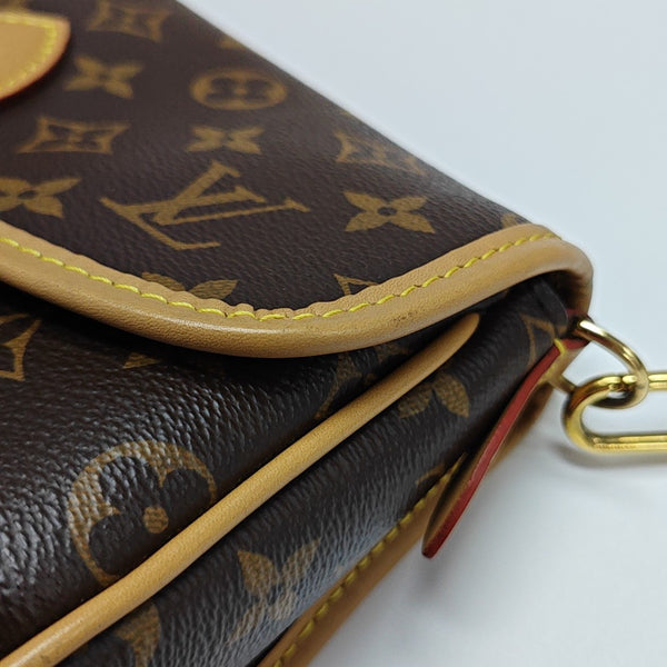 DIANE Monogram Coated Canvas Brown