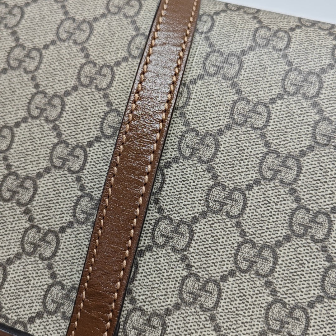 Retro Small Monogram Coated Canvas Brown