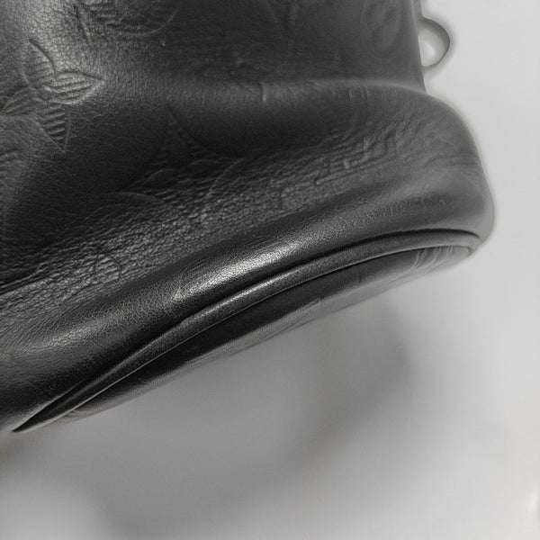 CHALK Monogram Calfskin Black