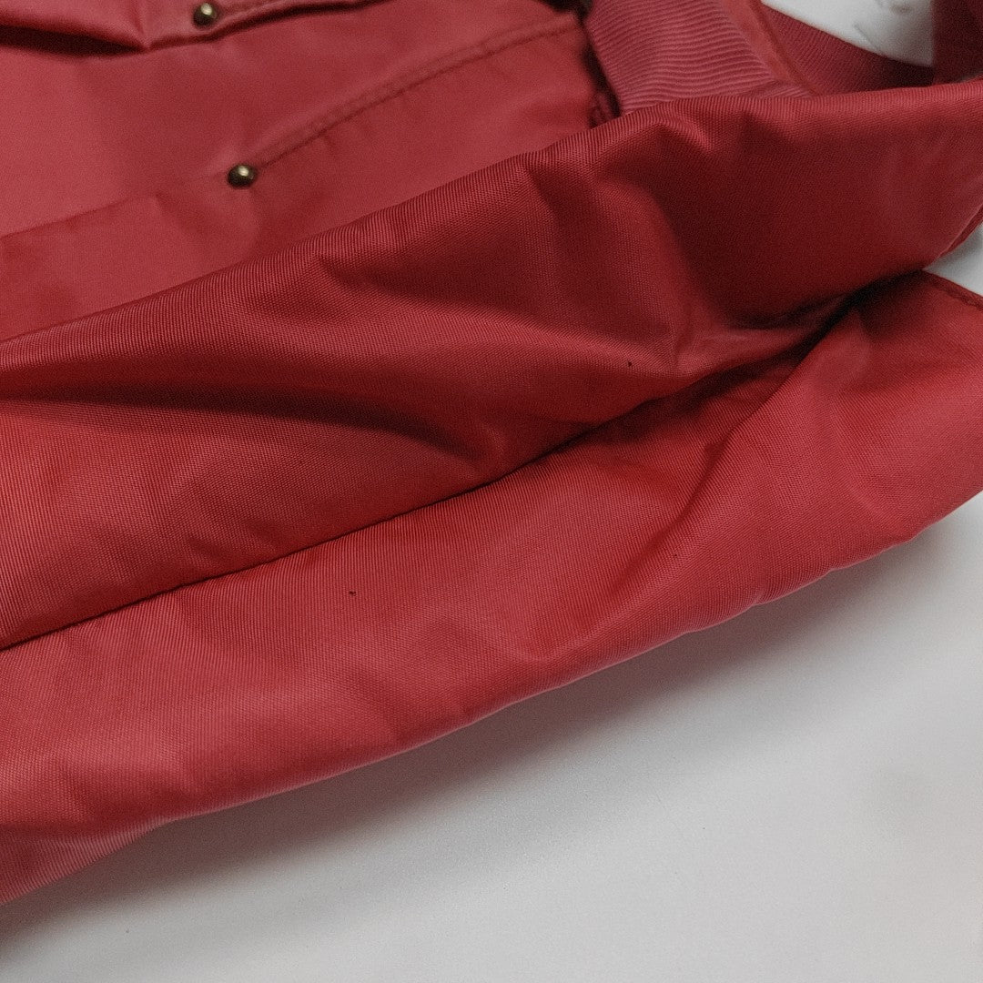 Nylon Top Handle Bag Pink
